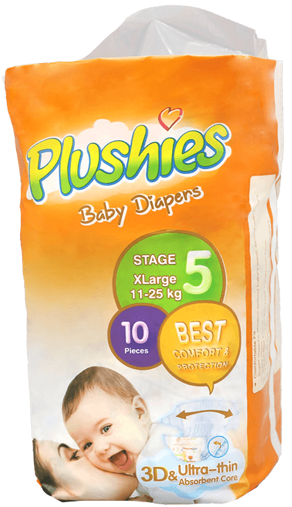 Baby Diapers Ultra Thin Stage 5 X Large 10 PCs